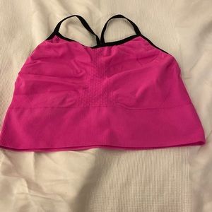 Fruit of the Loom neon pink sports bra